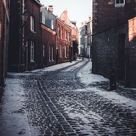 Medieval street in Snow by Floor Schreurs