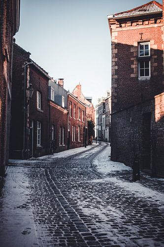 Tafelstraat Maastricht in de winter
