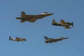 Vol du patrimoine de l'armée de l'air des États-Unis.