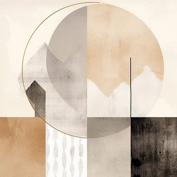 Painting Taupe by ARTEO Paintings