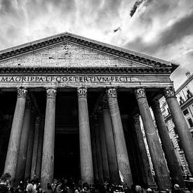 Pantheon, Rome Black White by Danny Leij