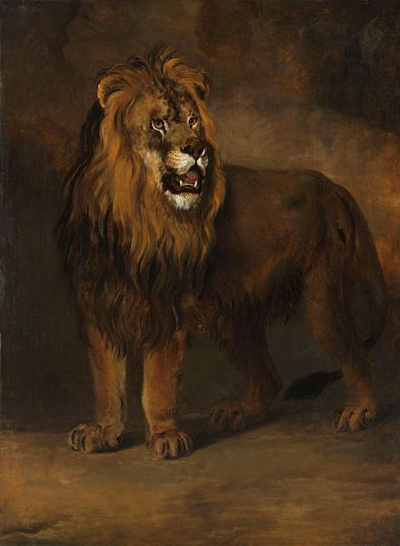 Lion de la ménagerie du roi Louis Napoléon, 1808, Pieter Gerardus van Os par Des maîtres magistraux