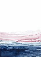 Watercolor pink blue