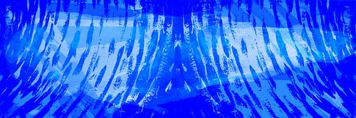 Blue Neon Pop Art