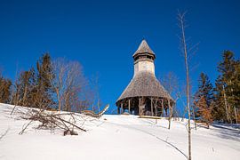 High head tower in winter