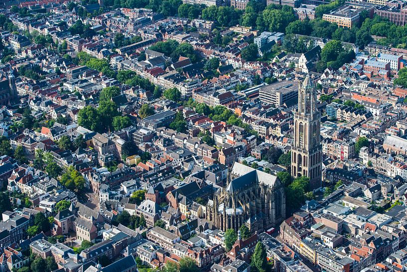 Luchtfoto binnenstad Utrecht par De Utrechtse Internet Courant (DUIC)