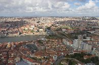 luchtfoto van Porto von Andrea Ooms Miniaturansicht