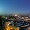 Salzburg City Panorama in winter by Frank Herrmann