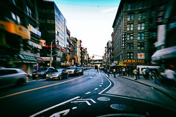 Street of China Town, New York by Caught By Light