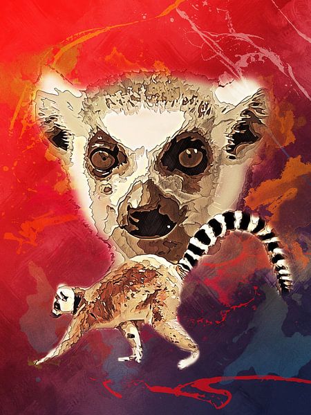 Lemur von Printed Artings