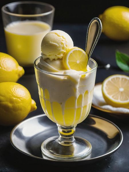 Ice cream sundae lemon by Markus Gann