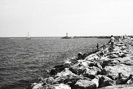 fischen in der französischen see von Raymond van Olphen