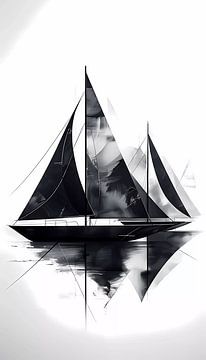 Monochrome Zeeman van Artistic