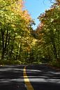 A country road in autumn by Claude Laprise thumbnail