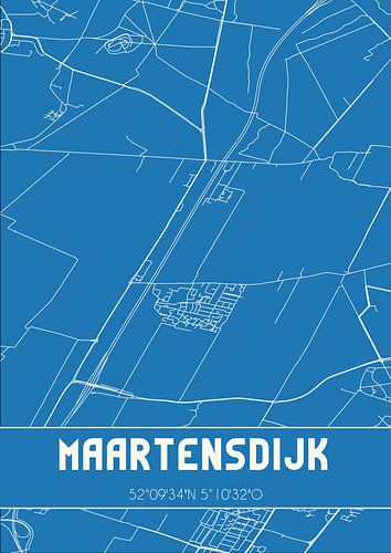Blaupause | Karte | Maartensdijk (Utrecht)
