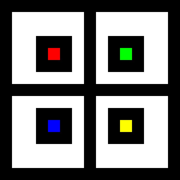 Entrelacé | Décalage | 02x02x02x02 | N=02 | V39 | RGBY par Gerhard Haberern