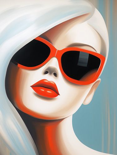 Woman with sunglasses