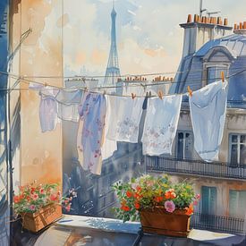 Wäsche in Paris