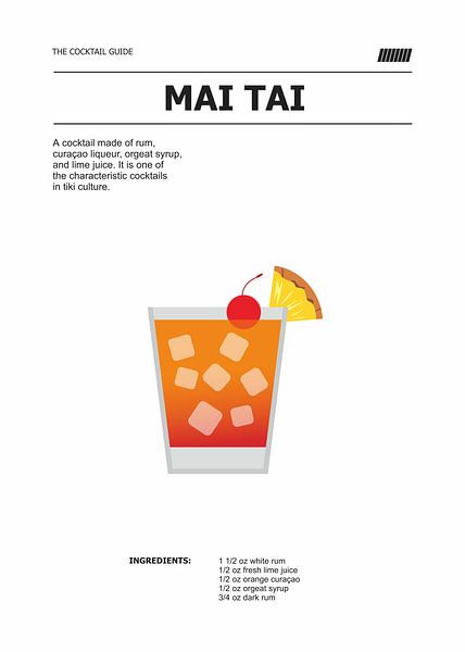 mai tai cocktail by Ratna Mutia Dewi