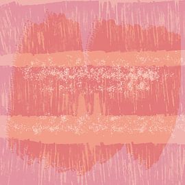 Chromatic Pastel Abstraction: Vivid Pastel Delicacy by Dina Dankers