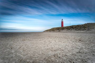 Vuurtoren Texel vanaf strand