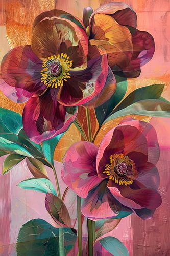 Helleborus Schilderij | Infinite Floral Echo