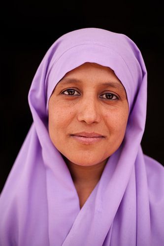 Portret van een Afghaanse vrouw