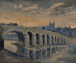 Le pont de la Meuse à Maastricht sur Nop Briex