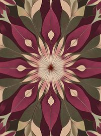 Fleurs géométriques 9 sur Kunstkabinet