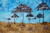 Stand am Toten Meer in Israel von Wilma Hage Miniaturansicht