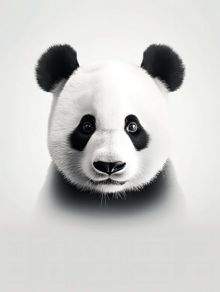 Onschuldige Blik Het Pandaportret van Eva Lee