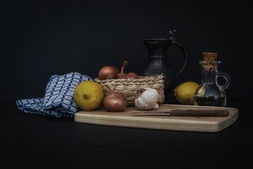 Stillleben Küchenszene von René Ouderling