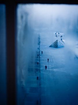 Time Soaked In Blue Light by woo jung choi