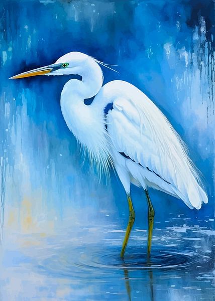 Kleine zilverreiger van MIROKKU