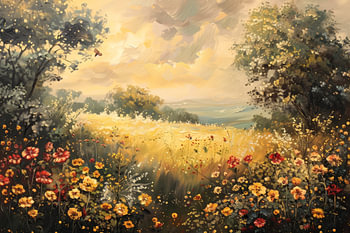 Summer breeze from the field