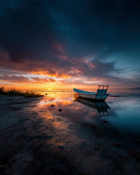 Ruhe vor dem Tag von fernlichtsicht