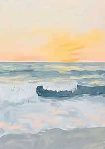 Meer Ozean Natur Fauvismus Pastell