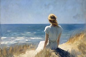 Verlorene Gedanken am Meer