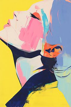 Women's portrait | Dream Haze by Eye catching paintings