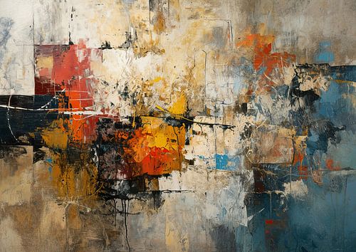 Lebendige Ruinen | Abstrakt Bunt