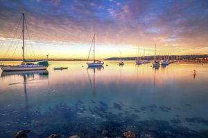 Un lever de soleil parfait - Shelter Island sur Joseph S Giacalone Photography