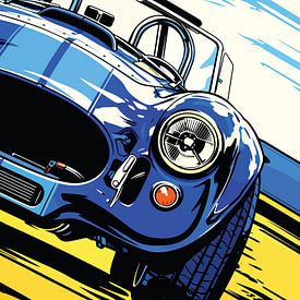 Azure Cabrio Front Pop Grafik Geschwindigkeit von Ramy Salah Hefny