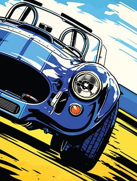 Azure Convertible Front Pop Graphic Speed by Ramy Salah Hefny