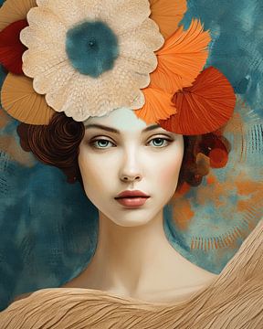 Colourful portrait with a vintage touch by Carla Van Iersel