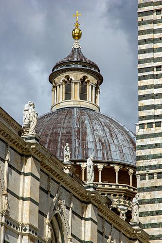 De kathedraal van Sienna, Toscane, Italië