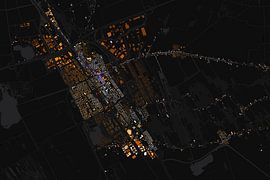 Kaart van Heereveen abstract sur Maps Are Art