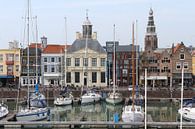Uitzicht Vissershaven , Vlissingen, Nederland van Imladris Images thumbnail