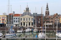 Uitzicht Vissershaven , Vlissingen, Nederland