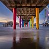 Sous la jetée à Scheveningen sur Bea Budai