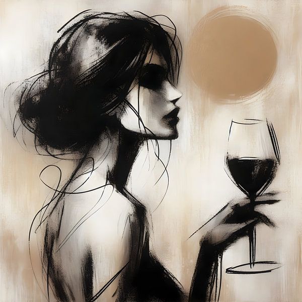 Soft as Wine by FoXo Art